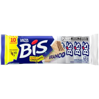 Chocolate Bis Laka Branco 63g