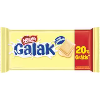 Chocolate Branco Galak Em Barra 80g Promo