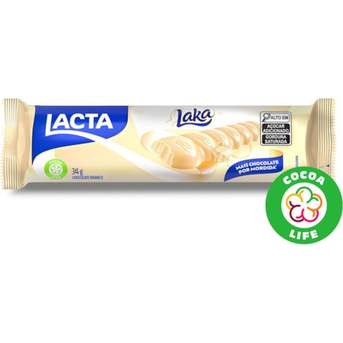 Chocolate Branco Lacta Laka 34g