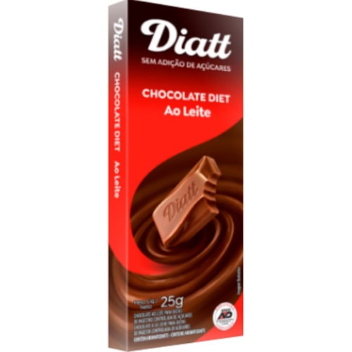 Chocolate Diatt Barra ao Leite 25g - Destro