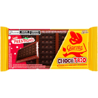 Chocolate Garoto Chocotrio Prestígio 90g