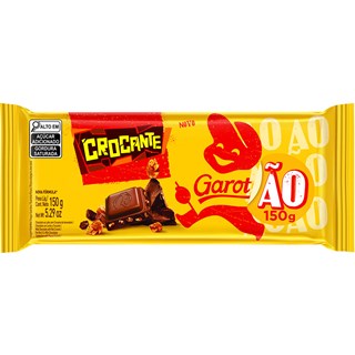 Chocolate Garoto Crocante Em Barra 150g