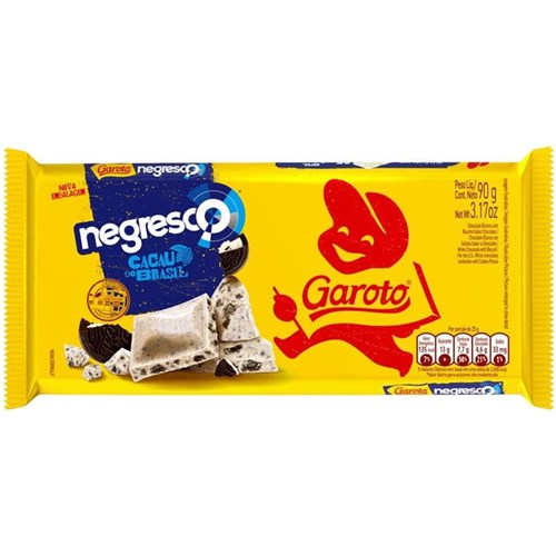 Chocolate Garoto Negresco Em Barra 80g