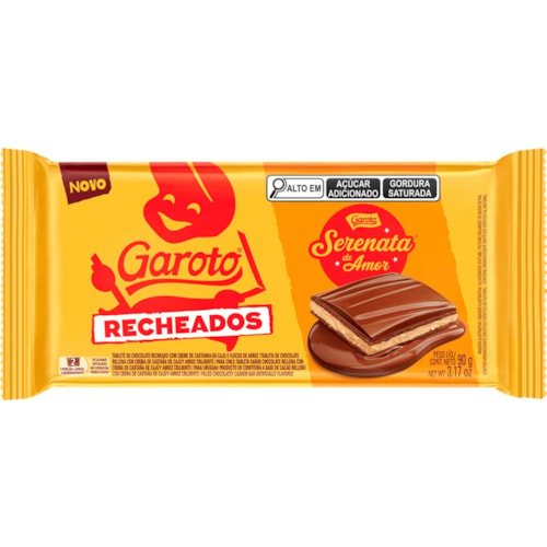 Chocolate Garoto Recheado Serenata 90g