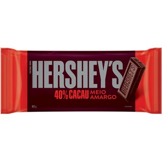 Chocolate Hershey's Meio Amargo em Barra 82g