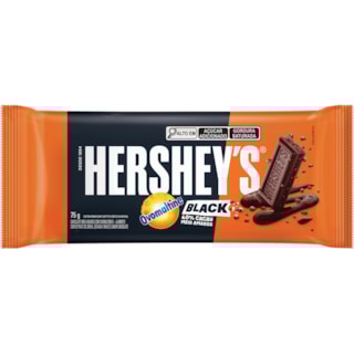Chocolate Hershey's Meio Amargo Ovomaltine Barra 75g