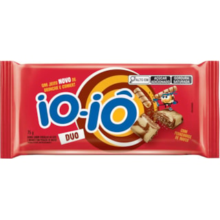 Chocolate IO-IÔ Duo Wafer Barra 75g