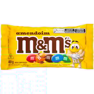 Chocolate M&M's Amendoim 40g
