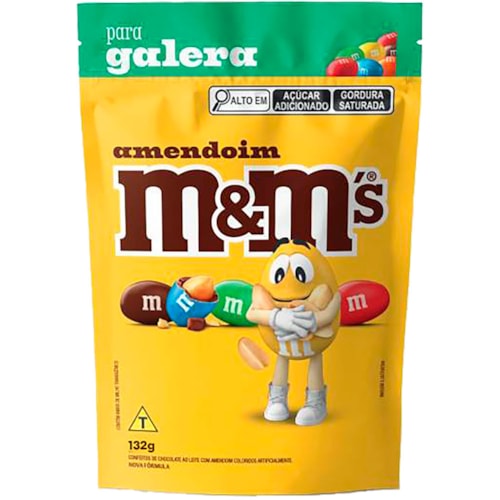 Chocolate M&M's Amendoim Pouch 132g
