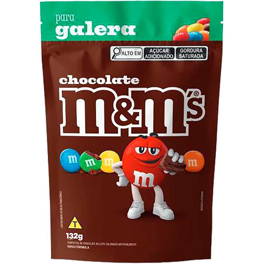 Chocolate M&M's Ao Leite Pouch 132g - Destro