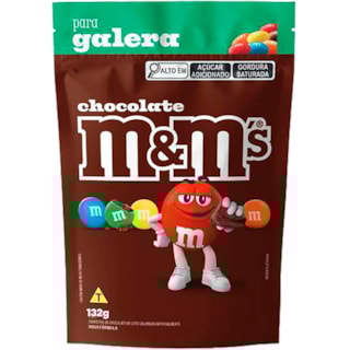 Chocolate M&M's Ao Leite Pouch 132g