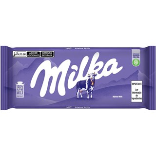 Chocolate Milka Ao Leite Alpine Milk Em Barra 100g