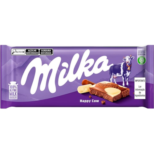 Chocolate Milka Happy Cow Barra 100g