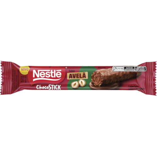 Chocolate Nestlé ChocoStick Sabor Avelã 24g