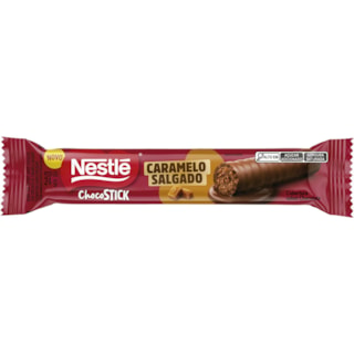Chocolate Nestlé ChocoStick Sabor Caramelo Salgado 24g