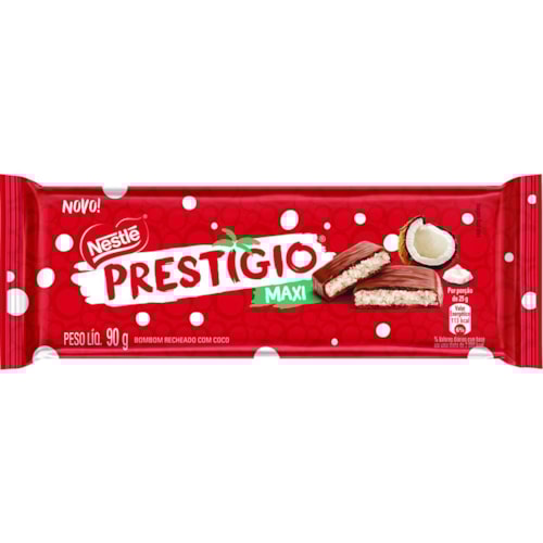 Chocolate Nestlé Prestígio Maxi Em Barra 90g