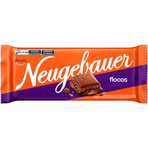 Chocolate Neugebauer Flocos em Barra 80g