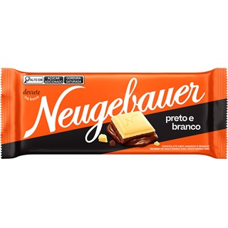 Chocolate Neugebauer Preto e Branco em Barra 80g