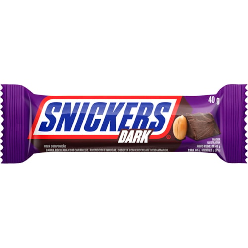 Chocolate Snickers Dark 40g