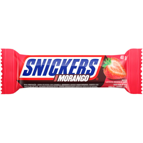 Chocolate Snickers Morango 40g