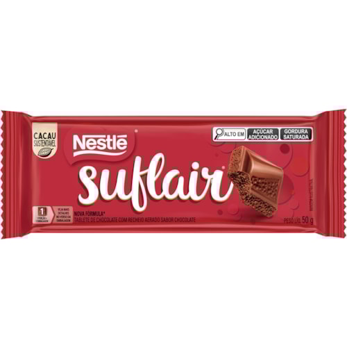 Chocolate Suflair Ao Leite 50g