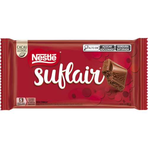 Chocolate Suflair Ao Leite 80g