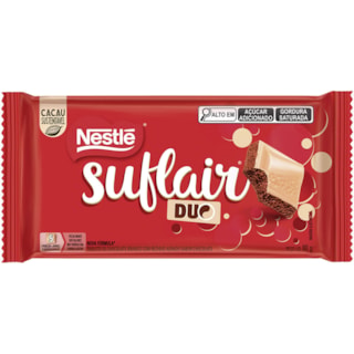 Chocolate Suflair Duo Em Barra 80g