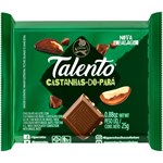 Chocolate Talento Castanha do Pará 25g