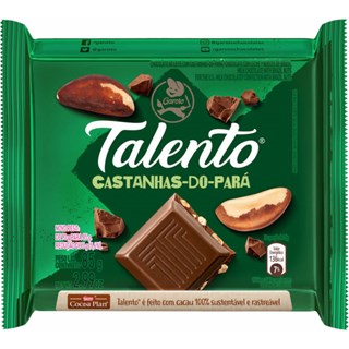 Chocolate Talento Castanha do Pará 85g