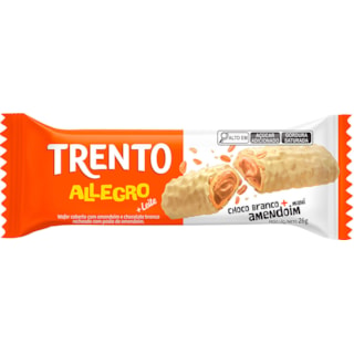 Chocolate Trento Alegro Amendoim Branco 26g