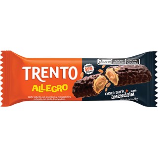 Chocolate Trento Allegro Chocolate Dark/Amendoim 26g