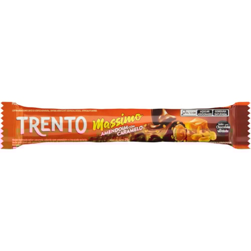 Chocolate Trento Massimo Amendoim com Caramelo 25g