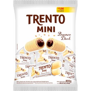 Chocolate Trento Mini Branco Dark 800g