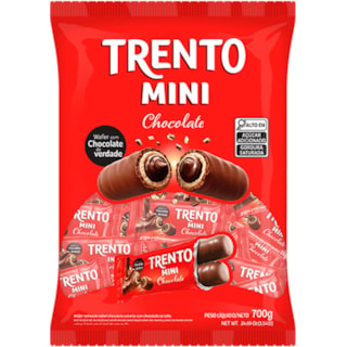 Chocolate Trento Mini Wafer Sabor Chocolate 700g