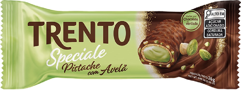 Chocolate Trento Speciale Pistache com Avelã 26g - Destro