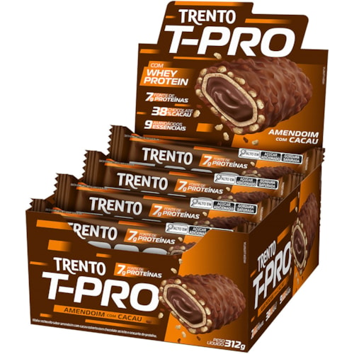 Chocolate Trento T-Pro Sabor Amendoim com Cacau 26g