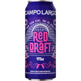 Chopp de Vinho Campo Largo Red Draft Lata 473ml