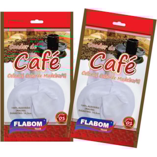 Coador de Pano Flabom Cabo de Madeira