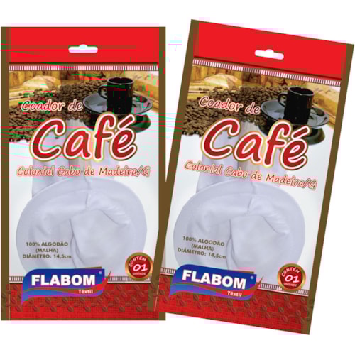 Coador de Pano Flabom Cabo de Madeira