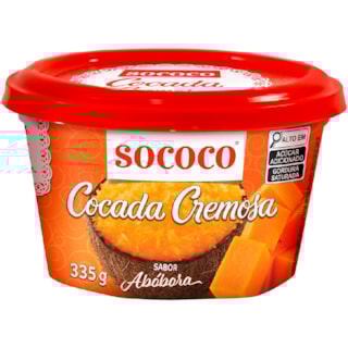 Cocada Cremosa Sococo Abóbora 335g