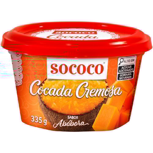 Cocada Cremosa Sococo Abóbora 335g