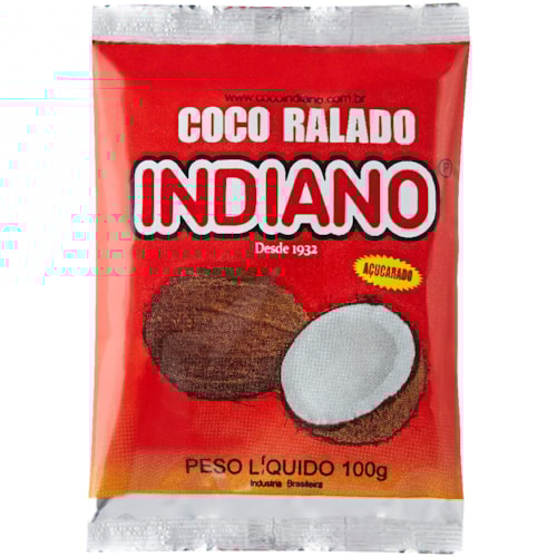Coco Ralado Adoçado Indiano 100g