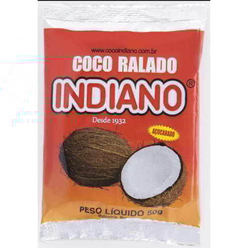 Coco Ralado Adoçado Indiano 50g