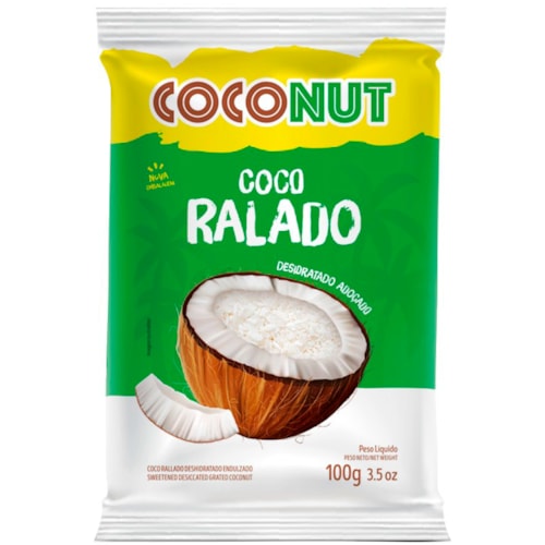 Coco Ralado Coconut Adoçado 100g