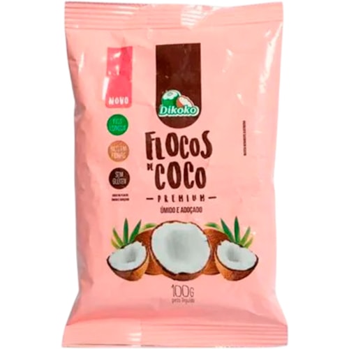 Coco Ralado Dikoko Úmido Adoçado 100g