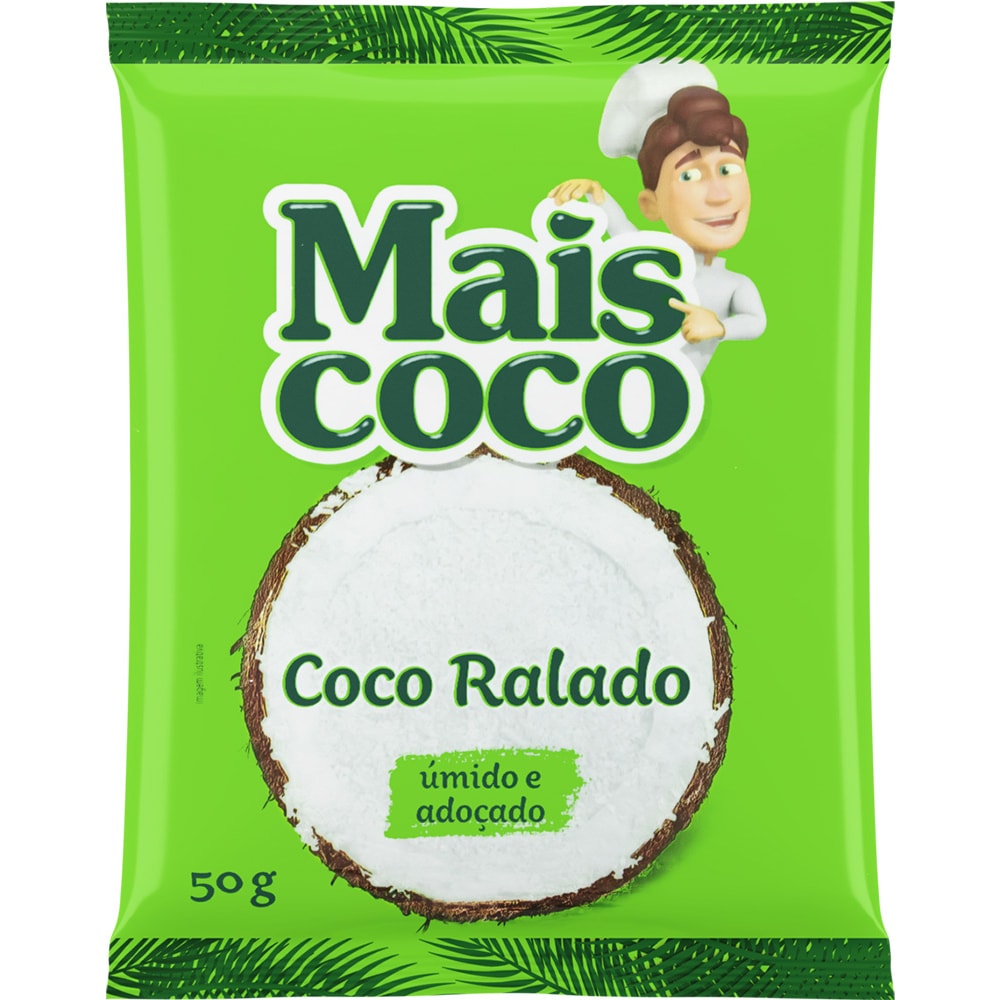 Coco Ralado Mais Coco 50g - Destro