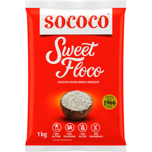 Coco Ralado Sococo Sweet Floco 1Kg