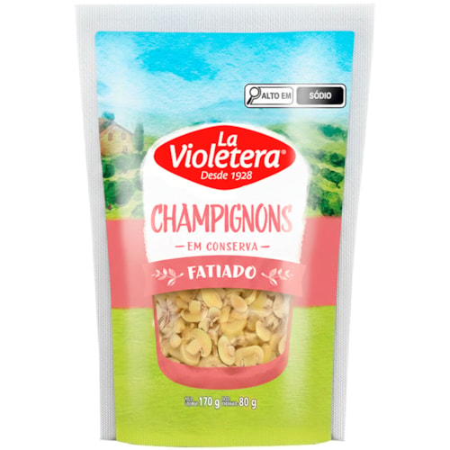 Cogumelo La Violetera Champignon Fatiado 80g