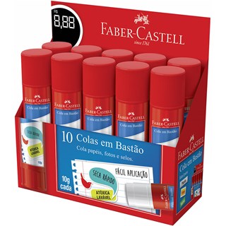 Cola Bastão Faber-Castell Lavável Atóxica 10g