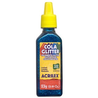 Cola Glitter Acrilex Azul 23g